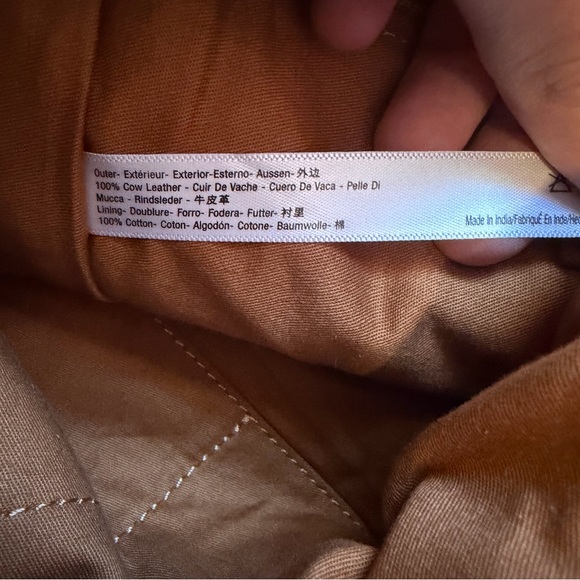 Free People Camilla Tan Suede Leather Women's Backpack - Picture 6 of 10